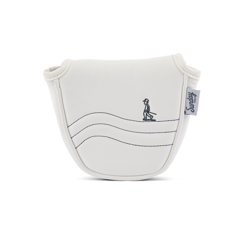Mallet Putter Headcover | White/Navy