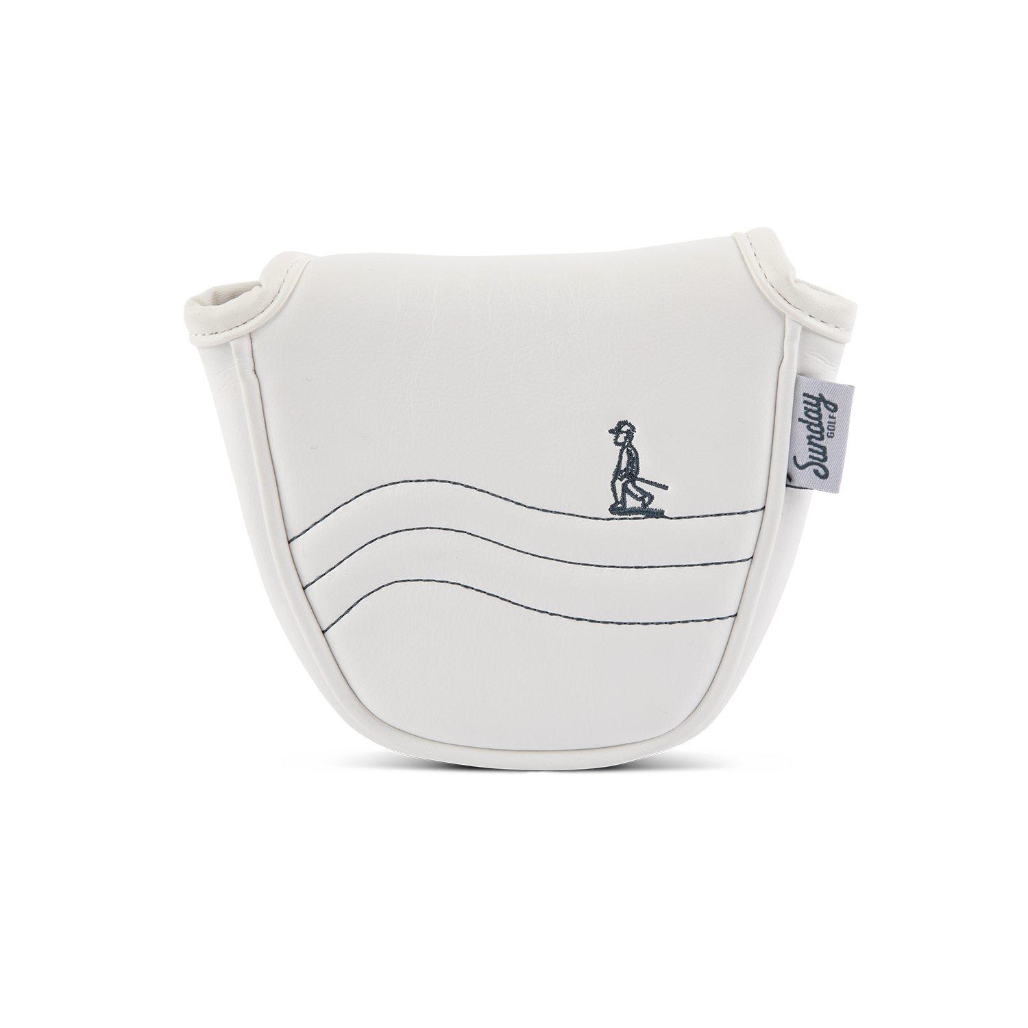 Mallet Putter Headcover | White/Navy